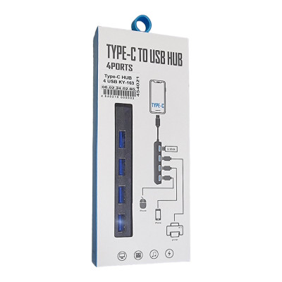 Type-C HUB 4 USB KY-163 Type-C HUB 4 USB KY-163