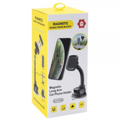 Holder (автотримач) магнітний H-CT303 на гнучкій ніжці (кріплення на скло)