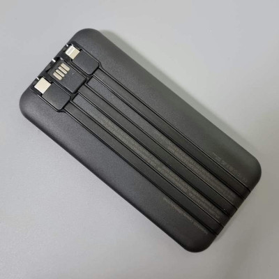 Power Bank Aspor A315 Fast Charge 10000mAh 22.5W+ cable USB/Micro/Lightning/Type-C- чорний Power Bank Aspor A315 Fast Charge 10000mAh 22.5W+ cable USB/Micro/Lightning/Type-C- чорний