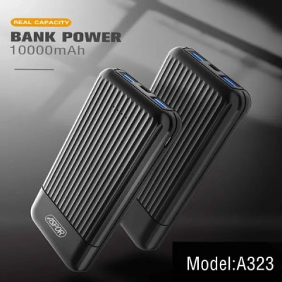 Power Bank Aspor A323 10000mAh (2USB/2.4A)- чорний