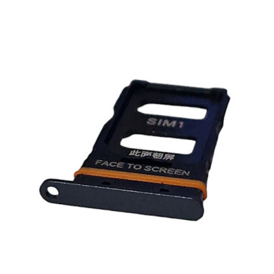 SIM лоток для Xiaomi 12 Black SIM лоток для Xiaomi 12 Black