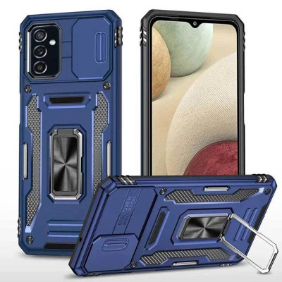 Протиударний чохол Camshield Army Ring для Samsung S21 FE- темно-синій Протиударний чохол Camshield Army Ring для Samsung S21 FE- темно-синій