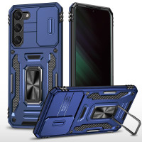 Протиударний чохол Camshield Army Ring для Samsung S23- темно-синій Протиударний чохол Camshield Army Ring для Samsung S23- темно-синій