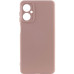 Накладка (з мікрофіброю) Silicone Cover Lakshmi Full Camera для Motorola Moto G14- рожевий пісок