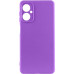 Накладка (з мікрофіброю) Silicone Cover Lakshmi Full Camera для Motorola Moto G14- фіолетовий