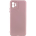 Накладка (з мікрофіброю) Silicone Cover Lakshmi Full Camera для Motorola Moto G32- рожевий пісок