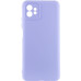 Накладка (з мікрофіброю) Silicone Cover Lakshmi Full Camera для Motorola Moto G32- бузковий