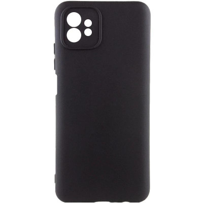Накладка (з мікрофіброю) Silicone Cover Lakshmi Full Camera для Motorola Moto G32- чорний