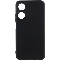 Накладка (з мікрофіброю) Silicone Cover Lakshmi Full Camera для Oppo A38 / A18- чорний