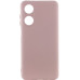 Накладка (з мікрофіброю) Silicone Cover Lakshmi Full Camera для Oppo A78- рожевий пісок