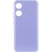 Накладка (з мікрофіброю) Silicone Cover Lakshmi Full Camera для Oppo A78- бузковий