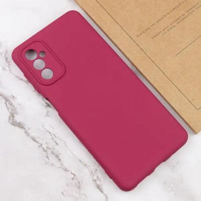 Накладка (з мікрофіброю) Silicone Cover Lakshmi Full Camera для Samsung A15 4G/5G- марсала