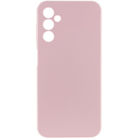 Накладка (з мікрофіброю) Silicone Cover Lakshmi Full Camera для Samsung A15 4G/5G- рожевий пісок