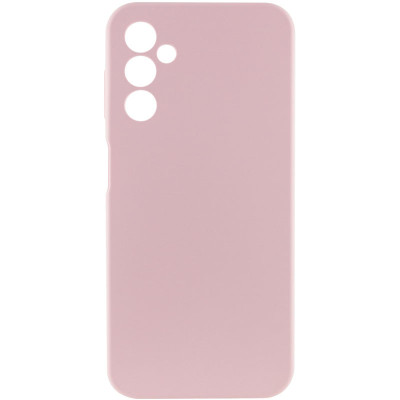 Накладка (з мікрофіброю) Silicone Cover Lakshmi Full Camera для Samsung A15 4G/5G- рожевий пісок