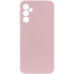 Накладка (з мікрофіброю) Silicone Cover Lakshmi Full Camera для Samsung A15 4G/5G- рожевий пісок