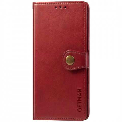 Чохол-книжка GETMAN Gallant шкіряний для Oppo A96- червоний Чохол-книжка GETMAN Gallant шкіряний для Oppo A96- червоний