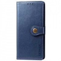 Чохол-книжка GETMAN Gallant шкіряний для ZTE Blade A52 / ZTE Blade A53 Pro- синій Чохол-книжка GETMAN Gallant шкіряний для ZTE Blade A52 / ZTE Blade A53 Pro- синій