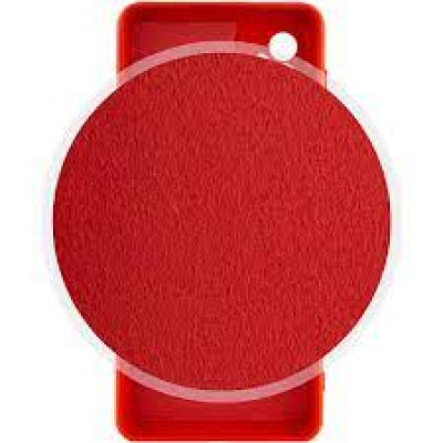 Накладка (з мікрофіброю) Silicone Cover Lakshmi Full Camera для Xiaomi Redmi 13C 4G / Poco C65- червоний