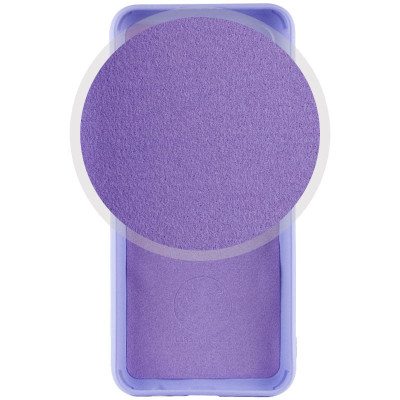 Накладка (з мікрофіброю) Silicone Cover Lakshmi Full Camera для Xiaomi Redmi 13C 4G / Poco C65- бузковий