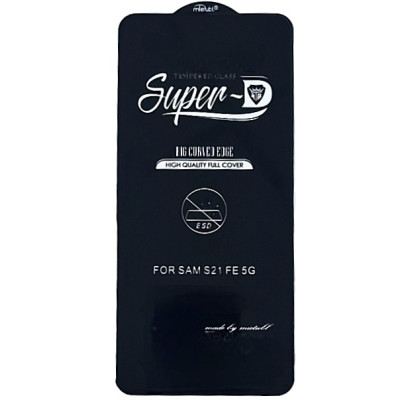Скло захисне Mietubl Super-D для Samsung S21 FE- чорний Скло захисне Mietubl Super-D для Samsung S21 FE- чорний