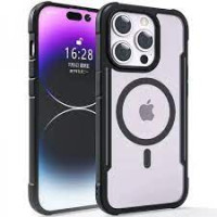Накладка Defense Clear with Magnetic для iPhone 15- чорний Накладка Defense Clear with Magnetic для iPhone 15- чорний