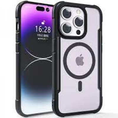 Накладка Defense Clear with Magnetic для iPhone 15- чорний Накладка Defense Clear with Magnetic для iPhone 15- чорний