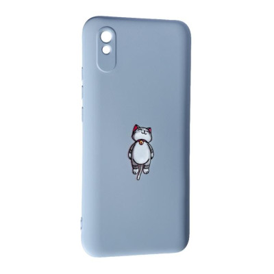 Накладка (з мікрофіброю) Case Art для Xiaomi Redmi 9A- Cat Накладка (з мікрофіброю) Case Art для Xiaomi Redmi 9A- Cat