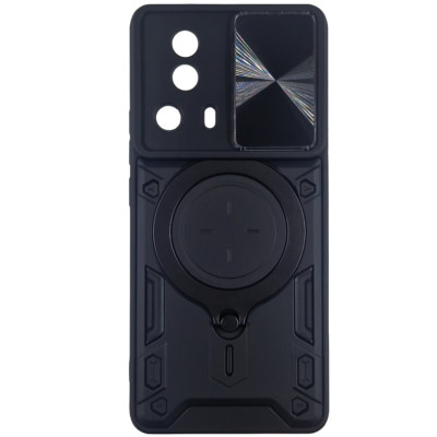 Протиударний чохол Armor RING + шторка для Xiaomi 13 Lite- чорний Протиударний чохол Armor RING + шторка для Xiaomi 13 Lite- чорний