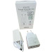 Мережевий зарядний пристрій Samsung (EP-TA800NBE) 65W PD (2 USB-C+USB-A) + кабель Type-C to Type-C- білий