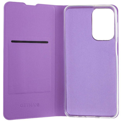 Чохол-книжка GETMAN Elegant для Samsung A15 4G/5G- бузковий Чохол-книжка GETMAN Elegant для Samsung A15 4G/5G- бузковий