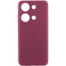 Накладка (з мікрофіброю) Silicone Cover Lakshmi Full Camera для Xiaomi Poco X6 Pro- марсала