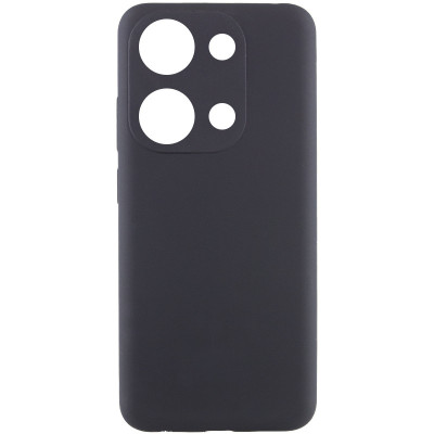 Накладка (з мікрофіброю) Silicone Cover Lakshmi Full Camera для Xiaomi Poco X6 Pro- чорний