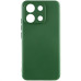 Накладка (з мікрофіброю) Silicone Cover Lakshmi Full Camera для Xiaomi Redmi Note 13 4G- темно-зелений