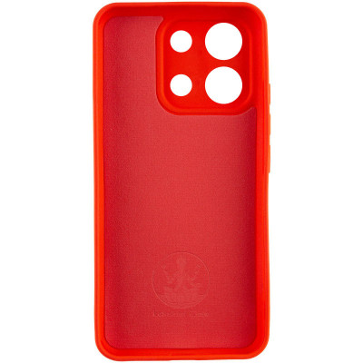 Накладка (з мікрофіброю) Silicone Cover Lakshmi Full Camera для Xiaomi Redmi Note 13 4G- червоний