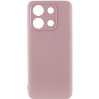 Накладка (з мікрофіброю) Silicone Cover Lakshmi Full Camera для Xiaomi Redmi Note 13 4G- рожевий пісок
