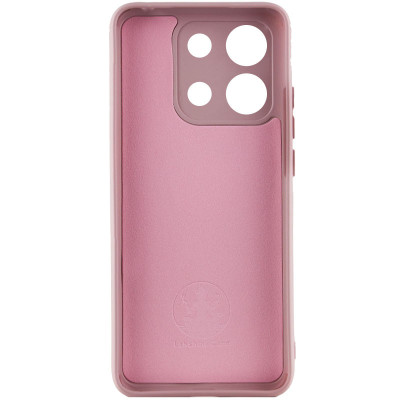 Накладка (з мікрофіброю) Silicone Cover Lakshmi Full Camera для Xiaomi Redmi Note 13 4G- рожевий пісок