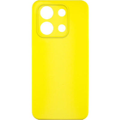 Накладка (з мікрофіброю) Silicone Cover Lakshmi Full Camera для Xiaomi Redmi Note 13 Pro 4G / Poco M6 Pro 4G / Redmi Note 14s- жовтий