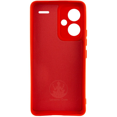 Накладка (з мікрофіброю) Silicone Cover Lakshmi Full Camera для Xiaomi Redmi Note 13 Pro Plus- червоний
