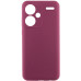 Накладка (з мікрофіброю) Silicone Cover Lakshmi Full Camera для Xiaomi Redmi Note 13 Pro Plus- марсала