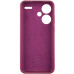 Накладка (з мікрофіброю) Silicone Cover Lakshmi Full Camera для Xiaomi Redmi Note 13 Pro Plus- марсала