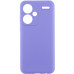 Накладка (з мікрофіброю) Silicone Cover Lakshmi Full Camera для Xiaomi Redmi Note 13 Pro Plus- бузковий