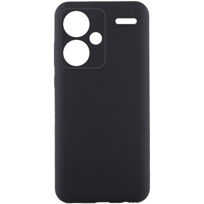 Накладка (з мікрофіброю) Silicone Cover Lakshmi Full Camera для Xiaomi Redmi Note 13 Pro Plus- чорний