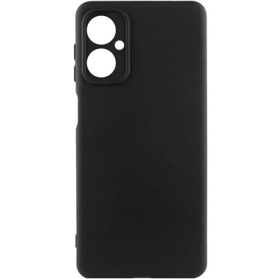 Накладка (з мікрофіброю) Soft Silk для Motorola Moto G54- чорний