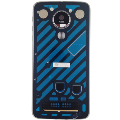 Рамка (середня частина) для Motorola Moto Z Play (XT1635-02) Silver Рамка (середня частина) для Motorola Moto Z Play (XT1635-02) Silver