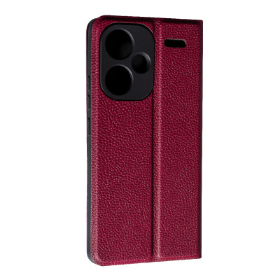 Чохол-книжка ELITE для Xiaomi Redmi Note 13 Pro Plus 5G- марсала