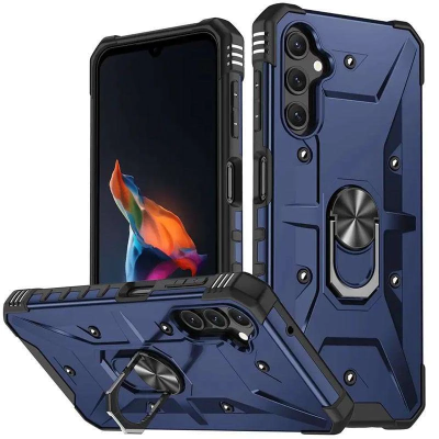 Протиударний чохол Pathfinder Ring для Samsung S23 FE- синій Протиударний чохол Pathfinder Ring для Samsung S23 FE- синій