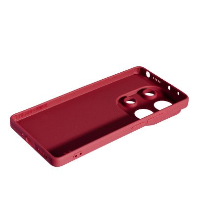 Накладка гумова SMTT для Xiaomi Redmi Note 13 Pro 4G / Poco M6 Pro 4G / Redmi Note 14s- марсала