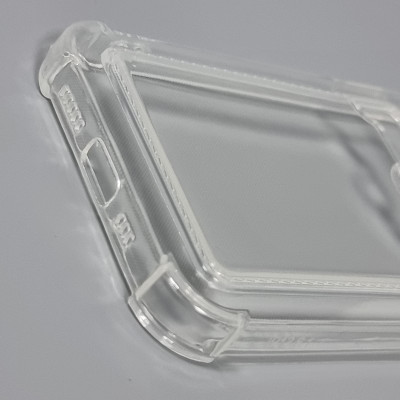 Накладка Transparent TPU з бронь кутами для iPhone 13 Pro Max з кишенею для карт- прозорий Накладка Transparent TPU з бронь кутами для iPhone 13 Pro Max з кишенею для карт- прозорий