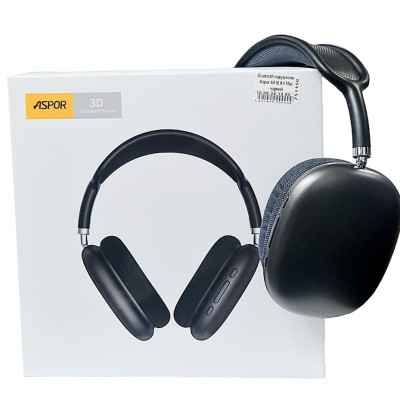 Bluetooth навушники Aspor A618 Air Max- чорний Bluetooth навушники Aspor A618 Air Max- чорний