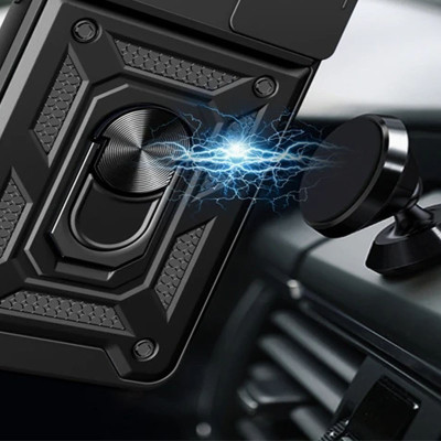 Протиударний чохол Camshield Serge Ring для Xiaomi 14- чорний Протиударний чохол Camshield Serge Ring для Xiaomi 14- чорний